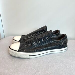 Converse X John Varvatos Snakeskin Low Top Sneakers
